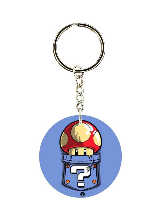 بي بي سلسلة مفاتيح مطبوعة بشخصية سوبر ماريو
