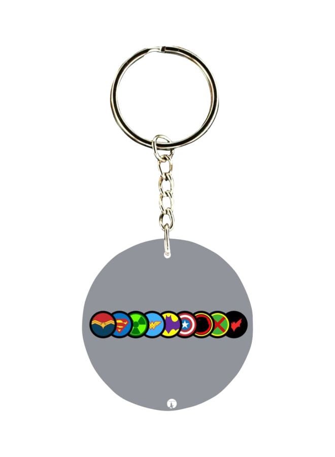 BP Marvel Printed Keychain