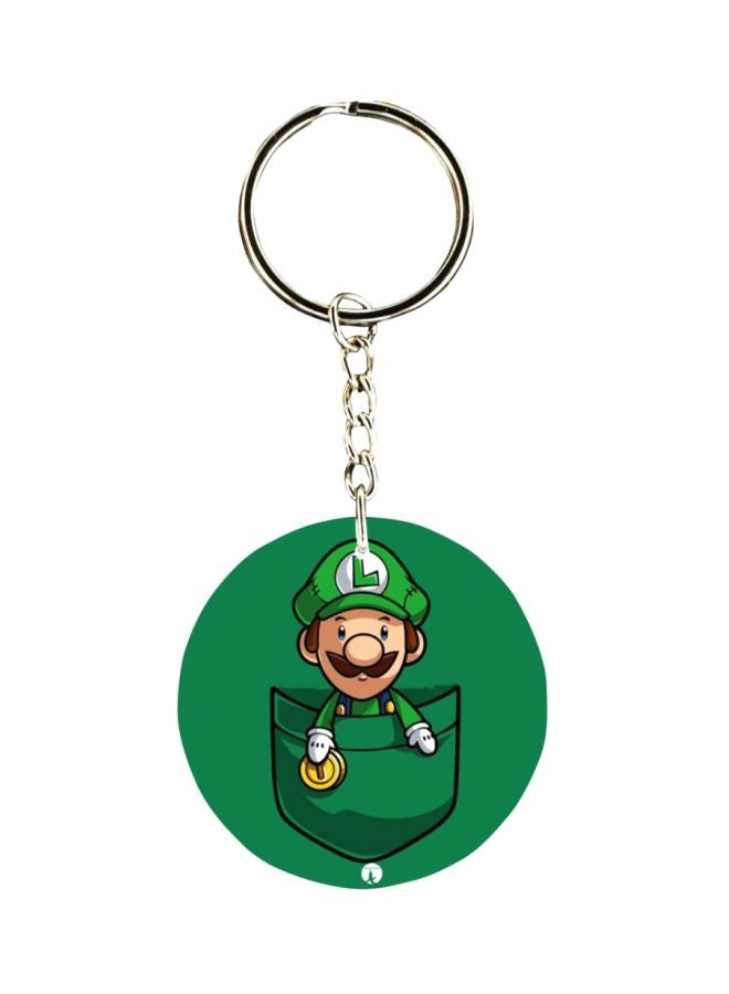 BP Video Game Super Mario Printed Keychain