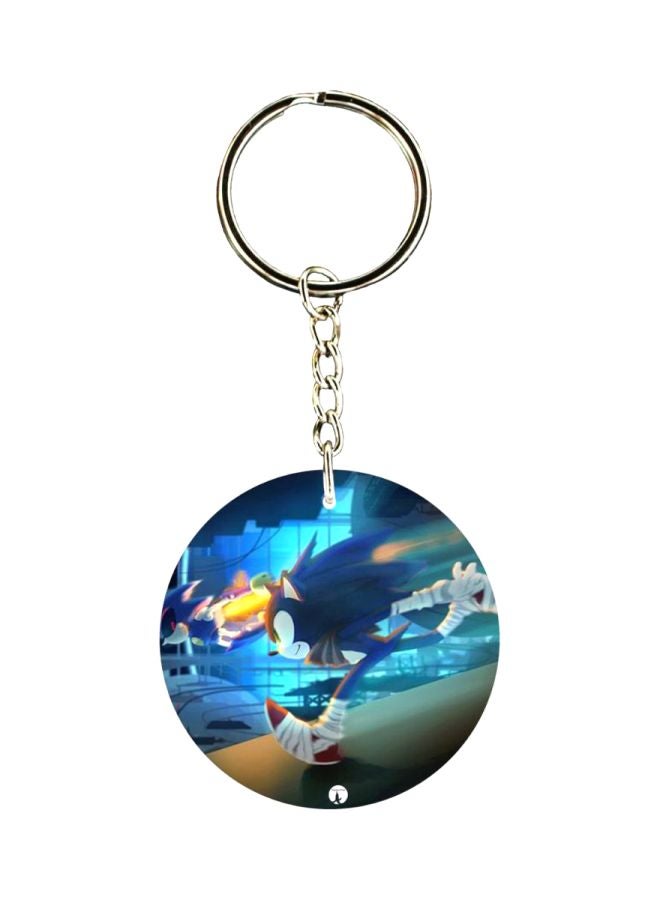 BP Sonic Printed Keychain