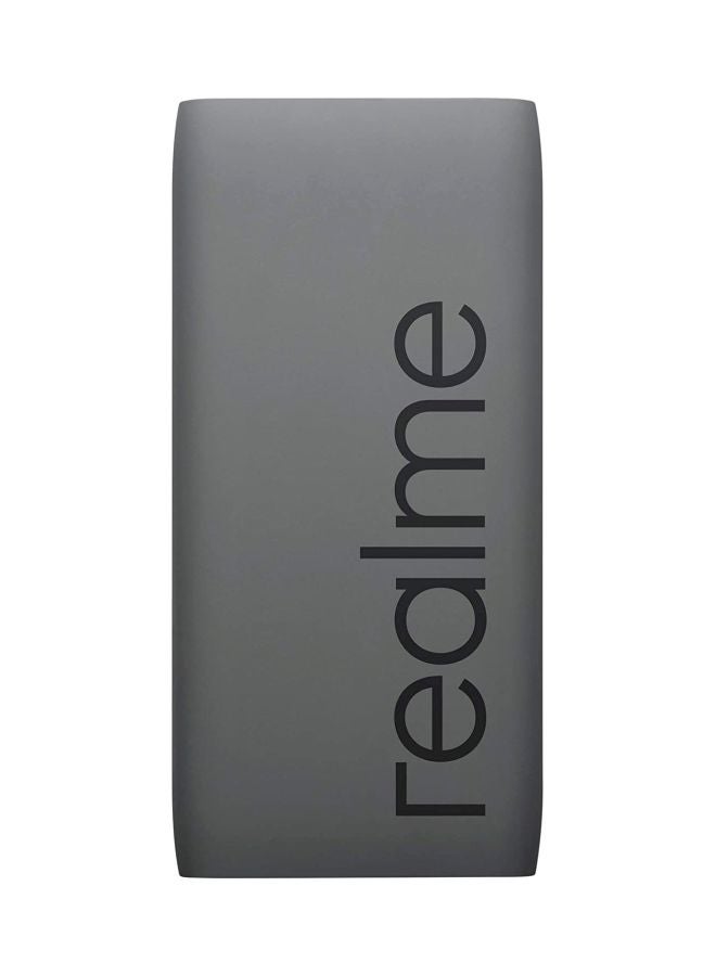 realme - 10000.0 mAh Portable Power Bank Grey - Image 1