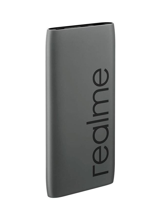realme - 10000.0 mAh Portable Power Bank Grey - Image 1