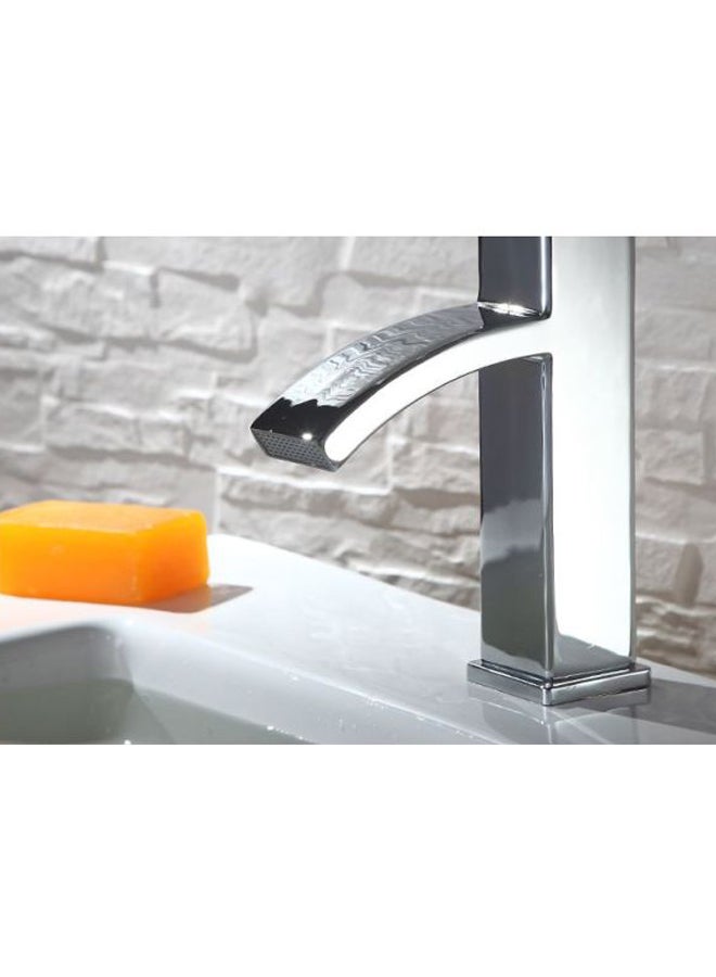 fashionhome High-End Basin Faucet Silver 25x19x7cm - Image 3