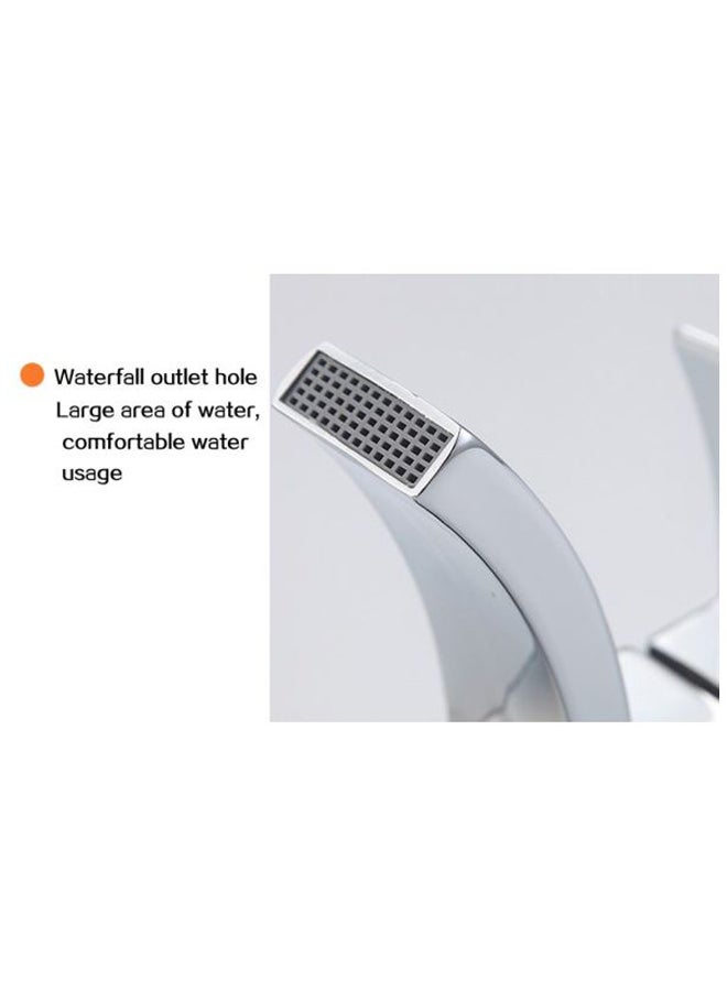 fashionhome High-End Basin Faucet Silver 25x19x7cm - Image 4