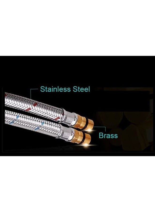 fashionhome Steel Bathroom Faucet Silver 25x19x8cm - Image 4