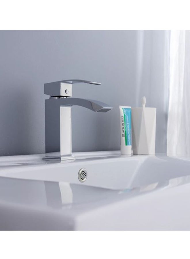 فاشون هوم صنبور حمام من الصلب فضي 66x38x45سم - Image 5