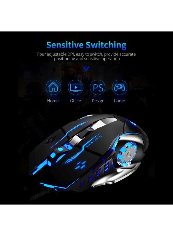 AULA Wired Gaming Mouse Black  - Image 3