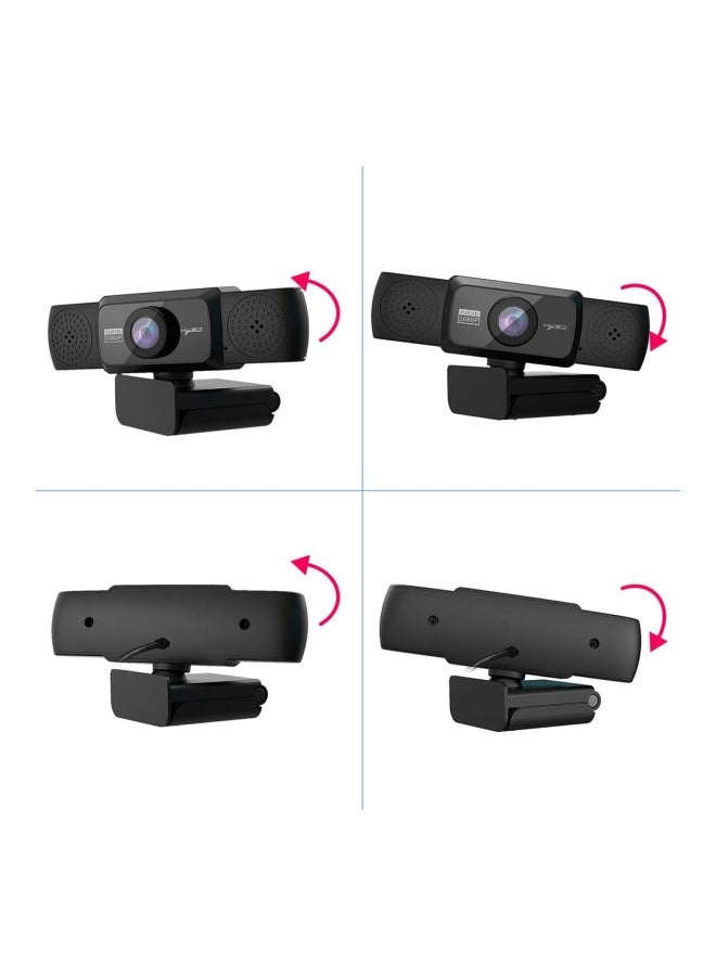 HXSJ Full HD Webcam Black  - Image 2