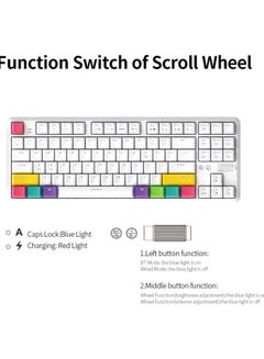 Ajazz Wired And Bluetooth Dual Mode Mechanical Gaming Keyboard  - Image 2