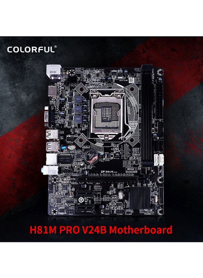 Colorful - Dual DDR3 Memory Slot Gaming Motherboard Black - Image 1