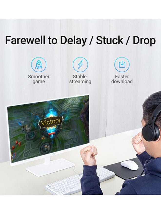 VENTION 50-Piece Cat6 RJ45 UTP Modular Plug Clear/Gold - Image 3