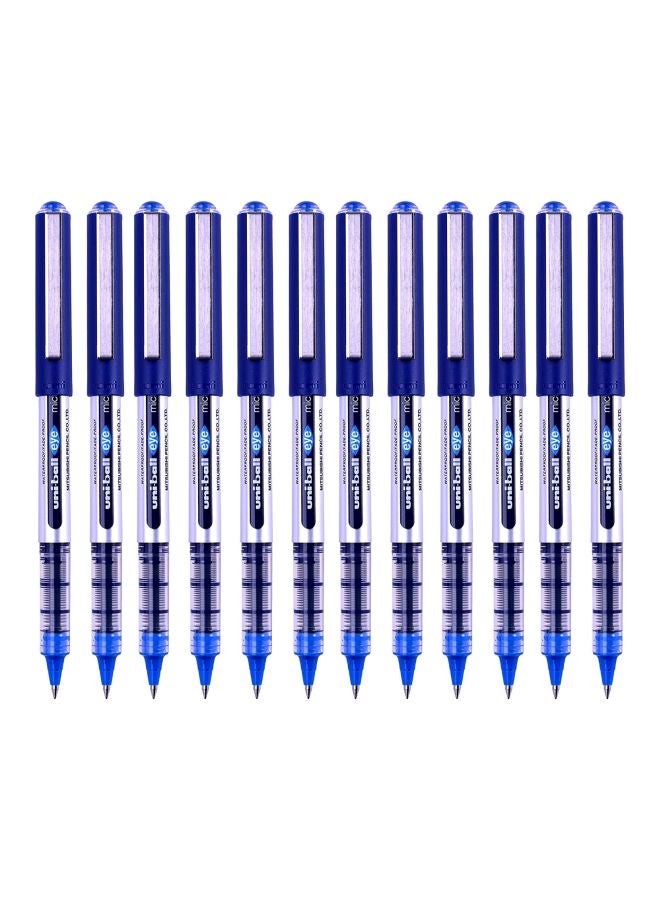 Uniball 12-Piece Eye Micro Rollerball Pen Set Blue  - Image 1