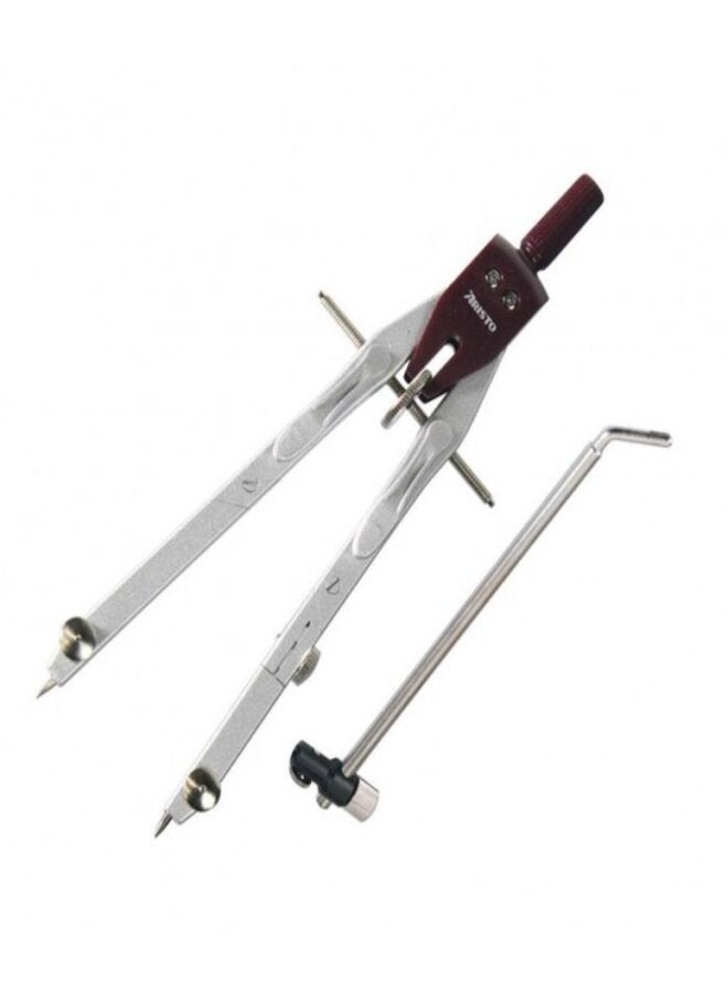 Aristo Professional Rapid Adjustment Compass, 2 Joints, with Extension silver - Image 3