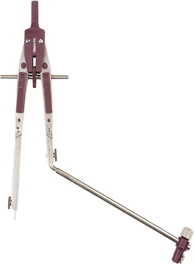 Aristo Professional Rapid Adjustment Compass, 2 Joints, with Extension silver - Image 4