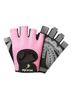 Pair Of Half Finger Weight Lifting Gloves 7.5cm - v1598894298/N40045570A_1