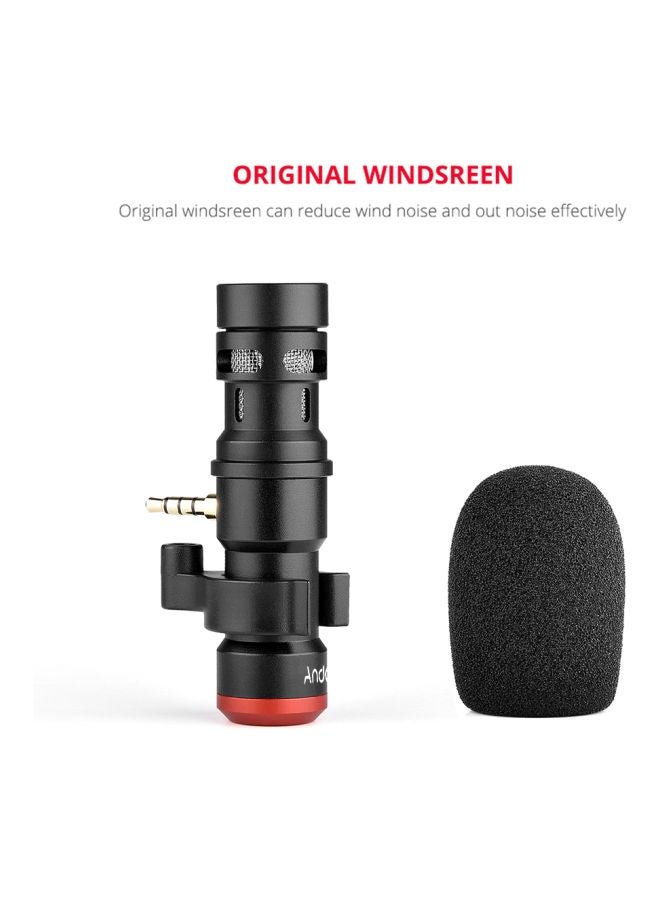 ANDOER Mini Plug-In Smartphone Microphone LU-D8145 Black  - Image 4
