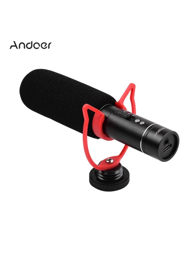 ANDOER Universal Cardioid Directional Video Condenser Microphone LU-D8087 Black/Red  - Image 4