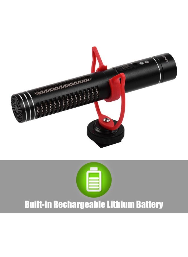 ANDOER Universal Cardioid Directional Video Condenser Microphone LU-D8087 Black/Red  - Image 5