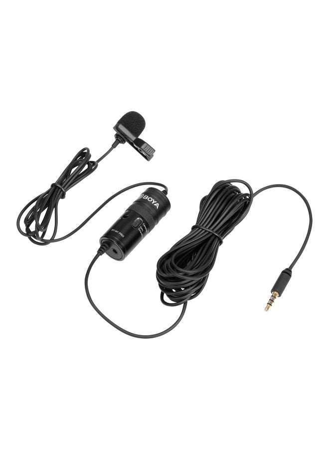 Omni-Directional Lavaliere Clip-On Condenser Microphone Set LU-D7597 Black/Gold - v1598896361/N40055740A_3