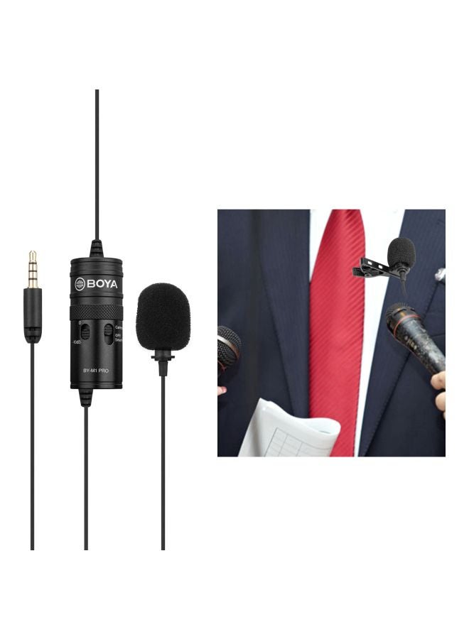 Omni-Directional Lavaliere Clip-On Condenser Microphone Set LU-D7597 Black/Gold - v1598896361/N40055740A_4