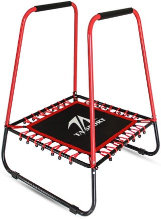 Trampoline with Handrail, Black/Red 40inch - v1598901637/N39840153A_1