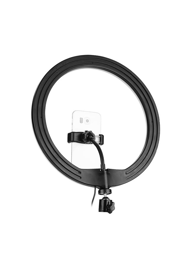 حلقة إضاءة بمصابيح LED أسود - Image 5