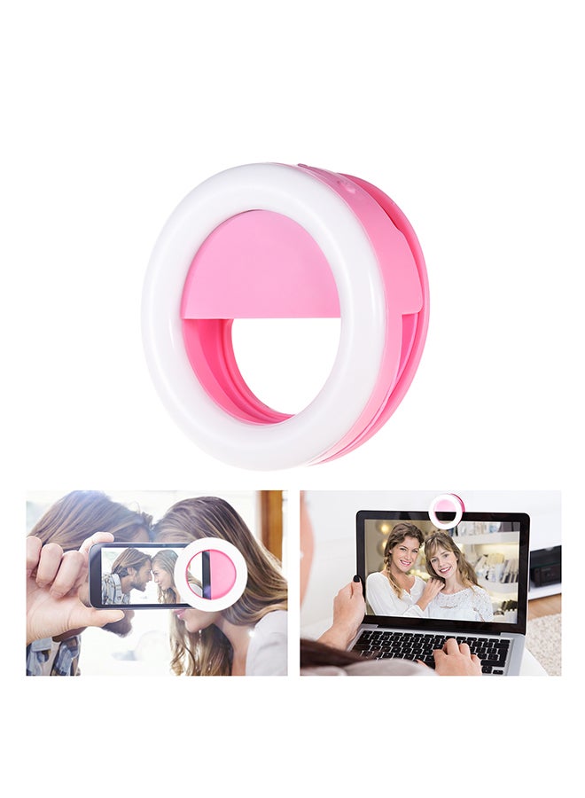 Phone Selfie LED Ring Light Pink - Image 3