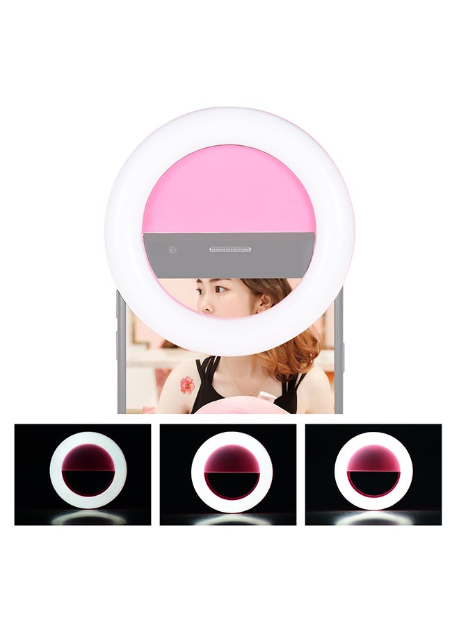 Phone Selfie LED Ring Light Pink - Image 5