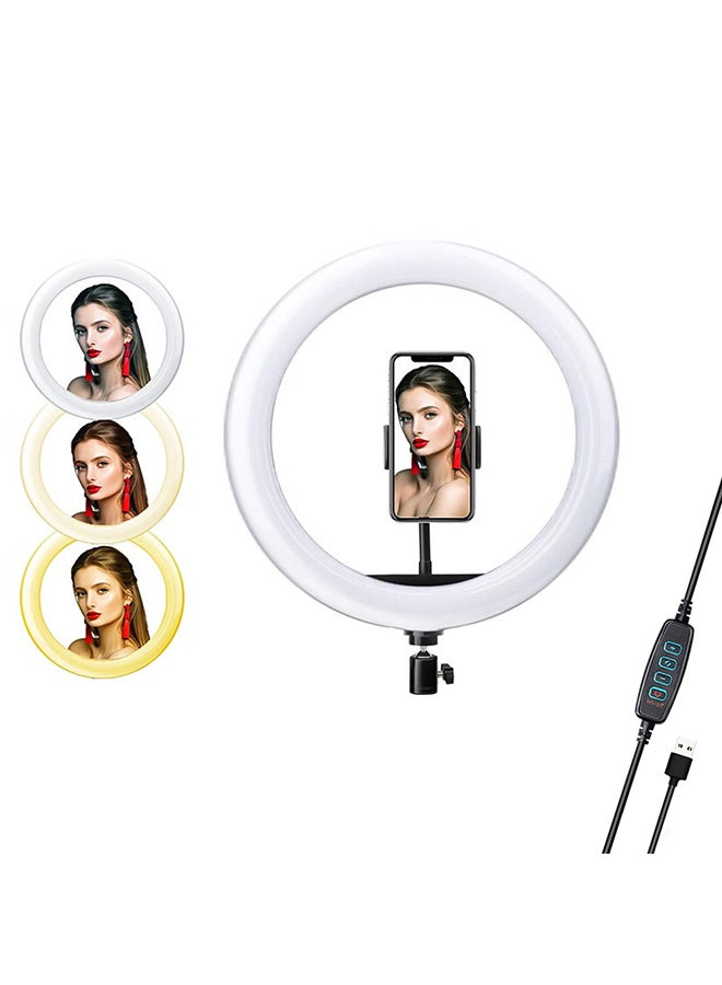 LED Video Ring Light Lamp Black - Image 1