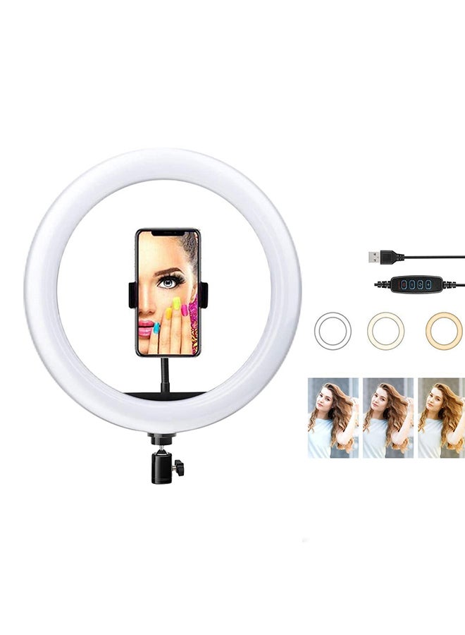 LED Video Ring Light Lamp Black - Image 4