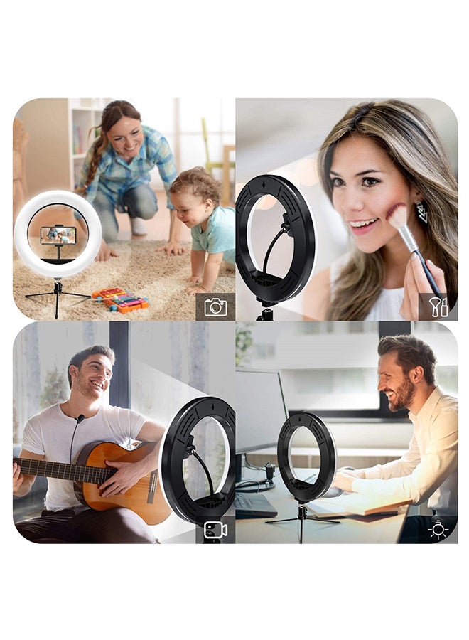 LED Video Ring Light Lamp Black - Image 2