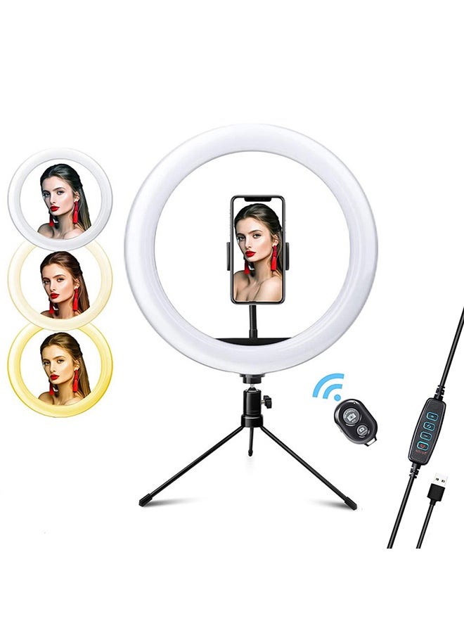 LED Video Ring Light Lamp Black - Image 4