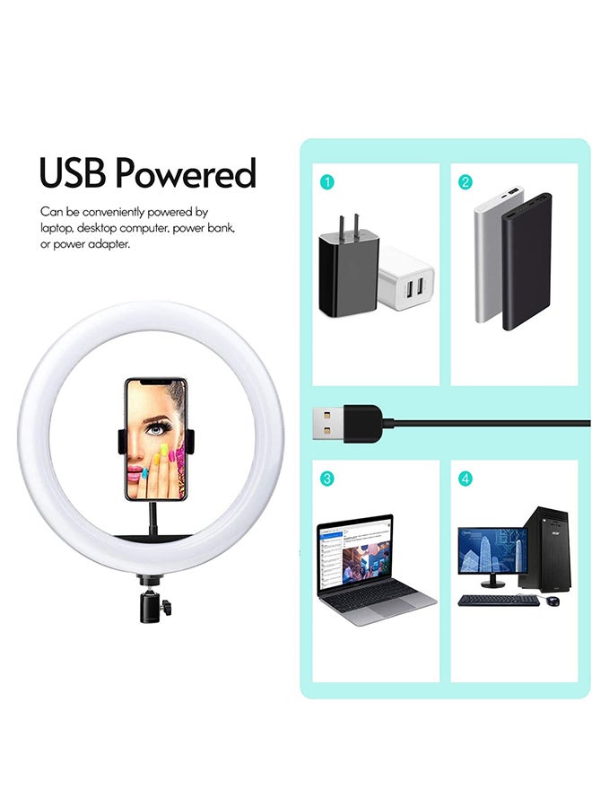 LED Video Ring Light Lamp Black - Image 2