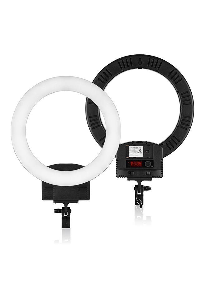 حلقة إضاءة بمصابيح LED أسود - Image 5