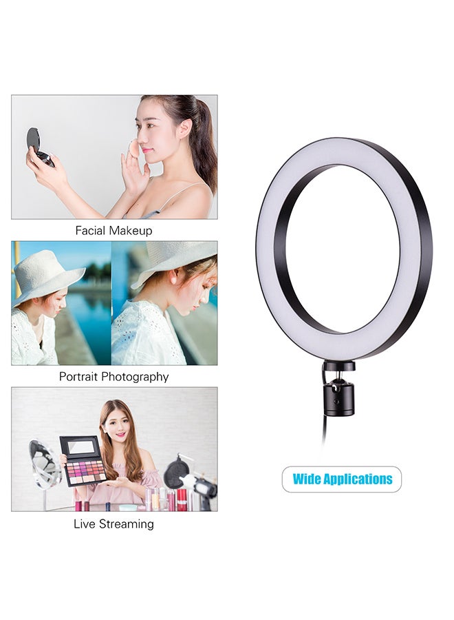 Mini LED Video Ring Light Lamp Black - Image 2