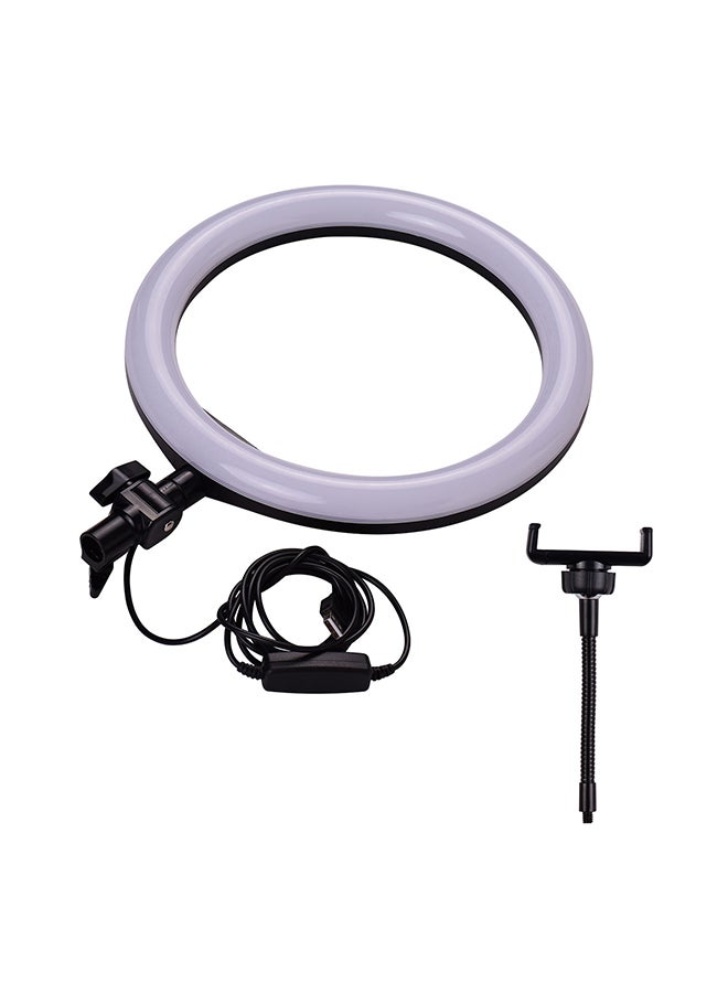 حلقة إضاءة بمصابيح LED أسود - Image 5