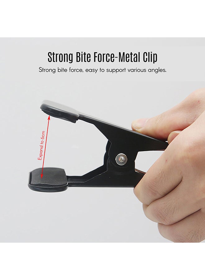 حلقة إضاءة بمصابيح LED أسود - Image 5