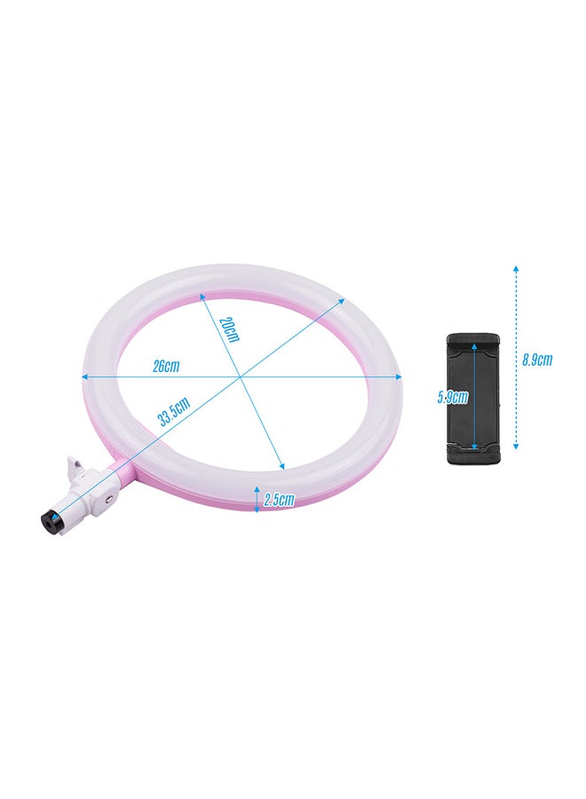 LED Ring Light With Stand Off White/Warm White/White - Image 5
