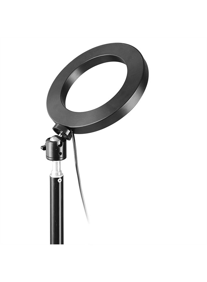 مصباح LED دائري قابل للتعتيم لصور السيلفي مزود بواجهة USB أوف وايت/أبيض دافئ/أبيض - Image 2