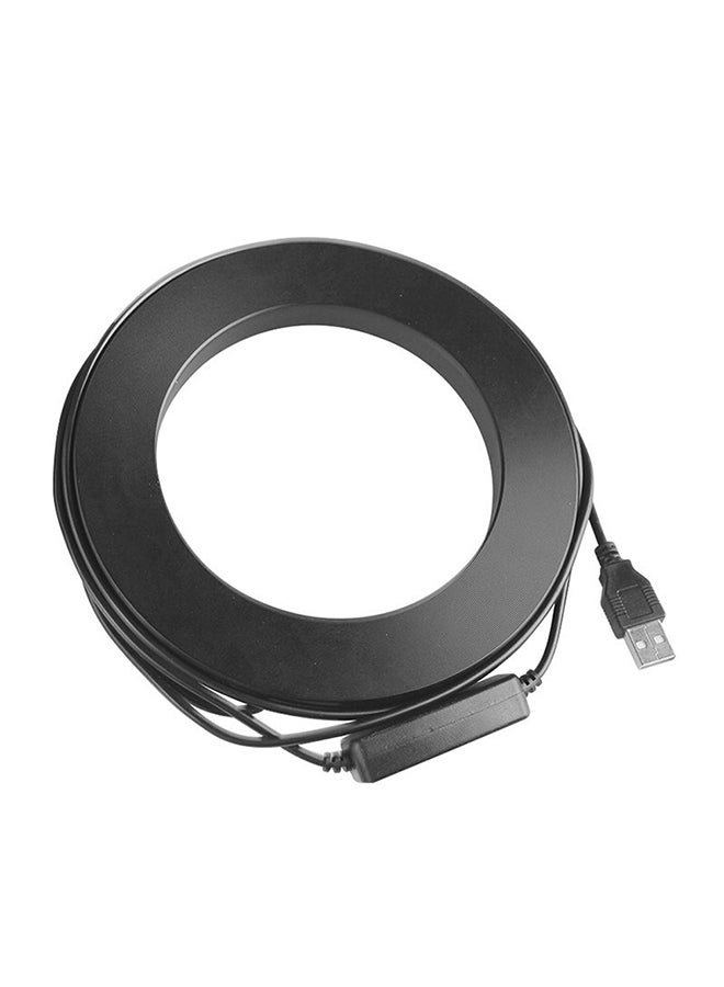 مصباح LED حلقي مع حامل ثلاثي القوائم. وردي - Image 2