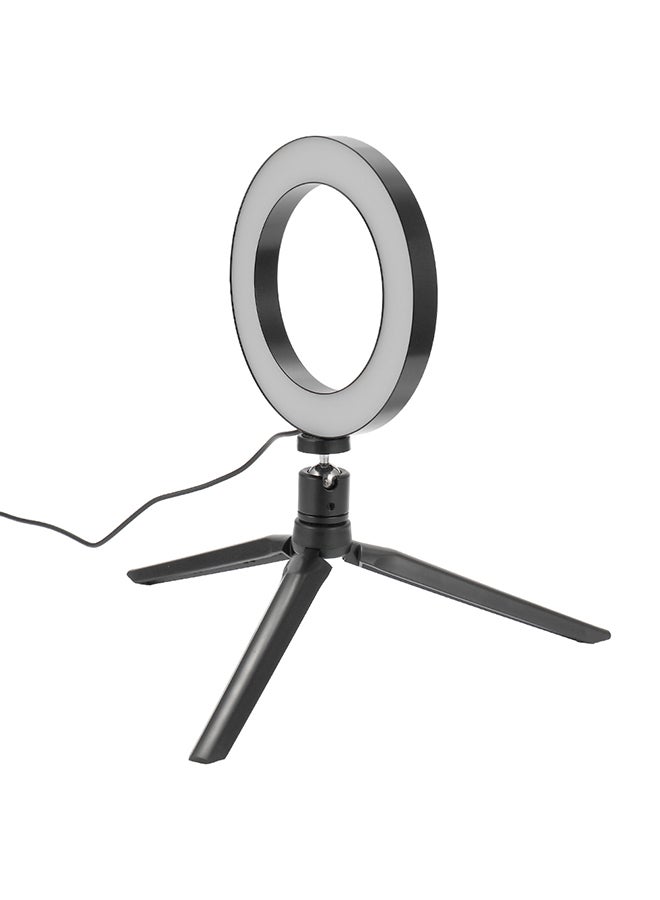 LED Ring Light With Tripod Black - Image 5
