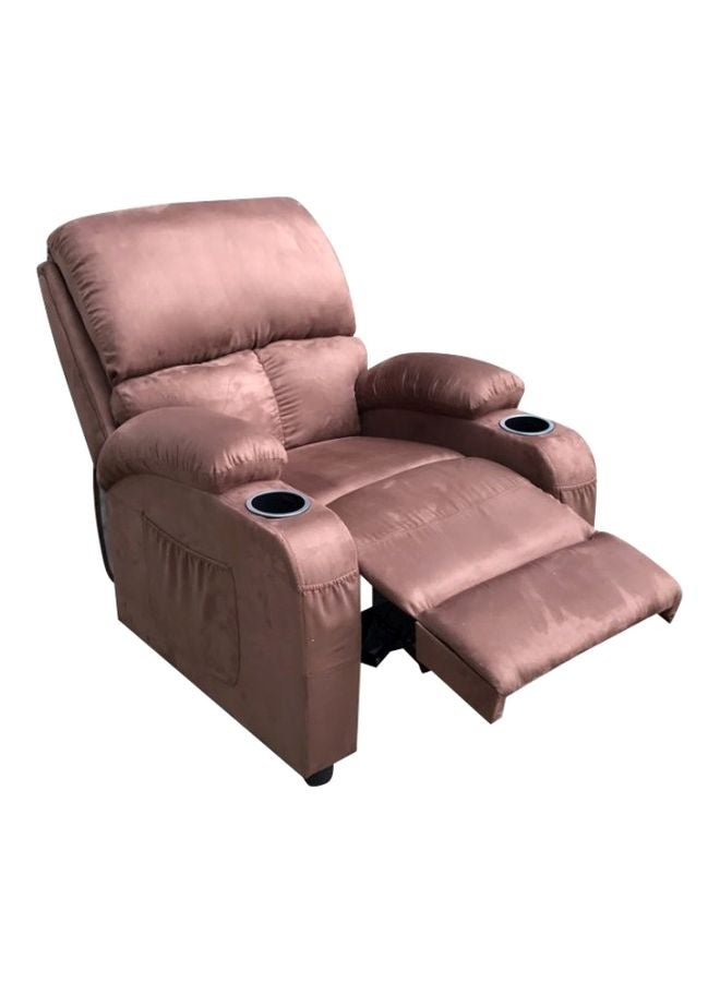 سحابة كرسي بظهر مائل يمكن التحكم به مع حامل أكواب بني 103x90x85سم - Image 3