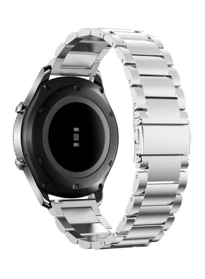 Generic - Replacement Strap For Samsung Gear S3 Frontier And Classic 22mm Silver - Image 1