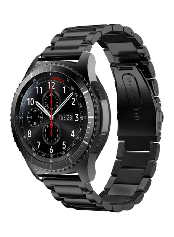 Replacement Band For Samsung Gear S3 Frontier And Classic Black - Image 1