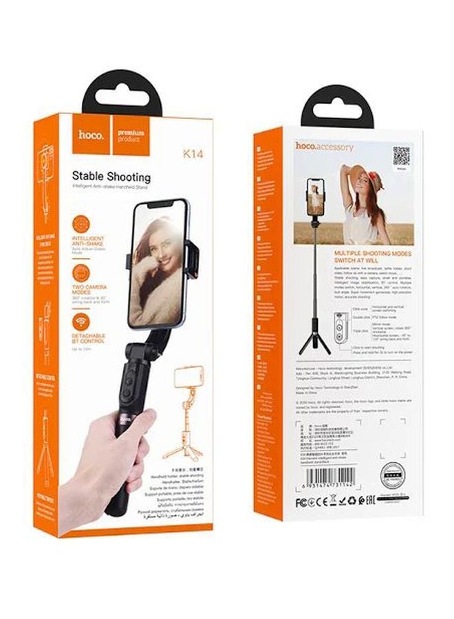 هوكو عصا سيلفي للتصوير بثبات أسود - Image 5