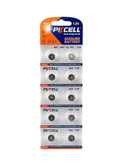 10-Piece AG3 LR41 Battery Alkaline Button Batteries 1.5V