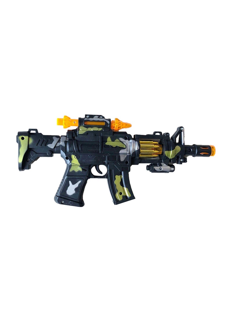 Happy Kids Electric Gun With Flash And Sound  - Image 1