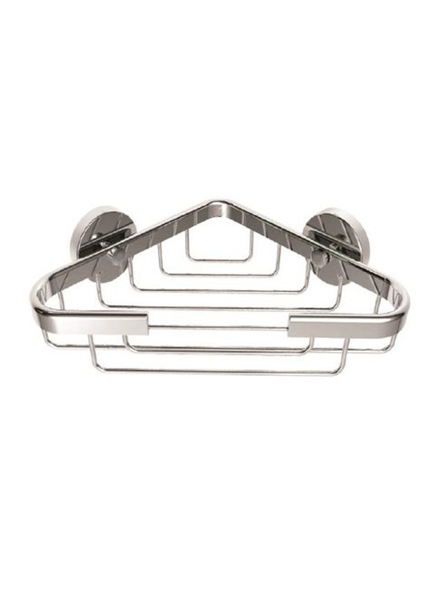 Claiber Soap Basket Corner Silver