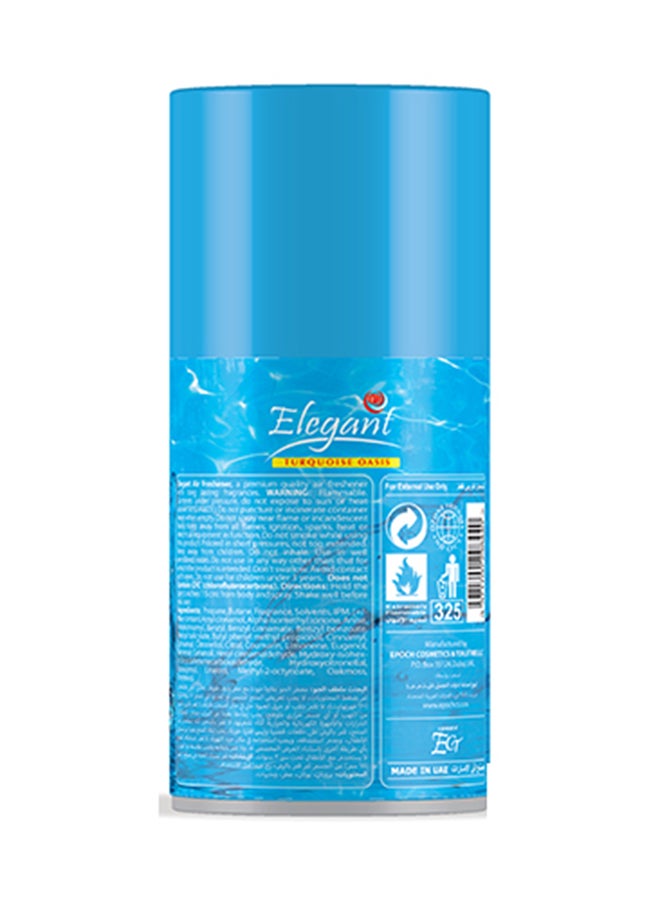 Elegant Turquoise Oasis Automatic Refill Spray Air Freshener 300ml - Image 2