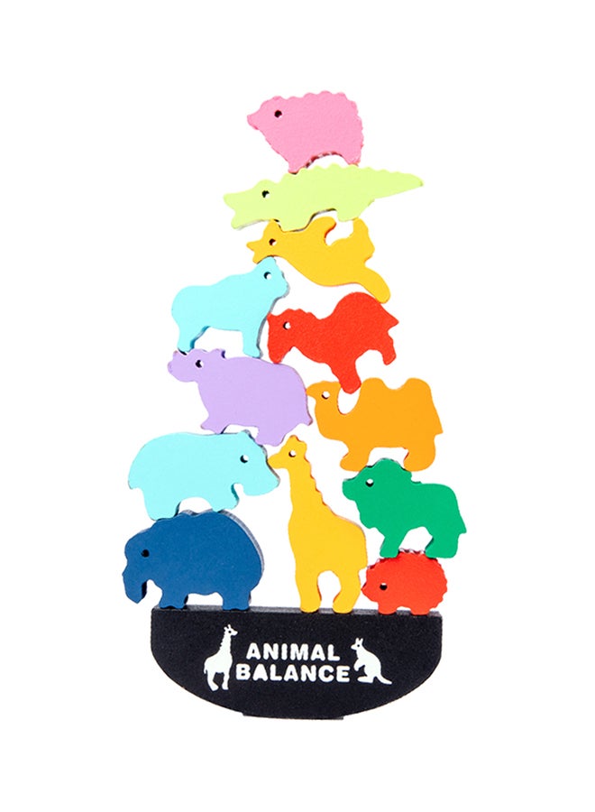 Happy Kids Wooden Animal Balance Blocks Game 48.50  x 4  x 13.50 .cm  - Image 1